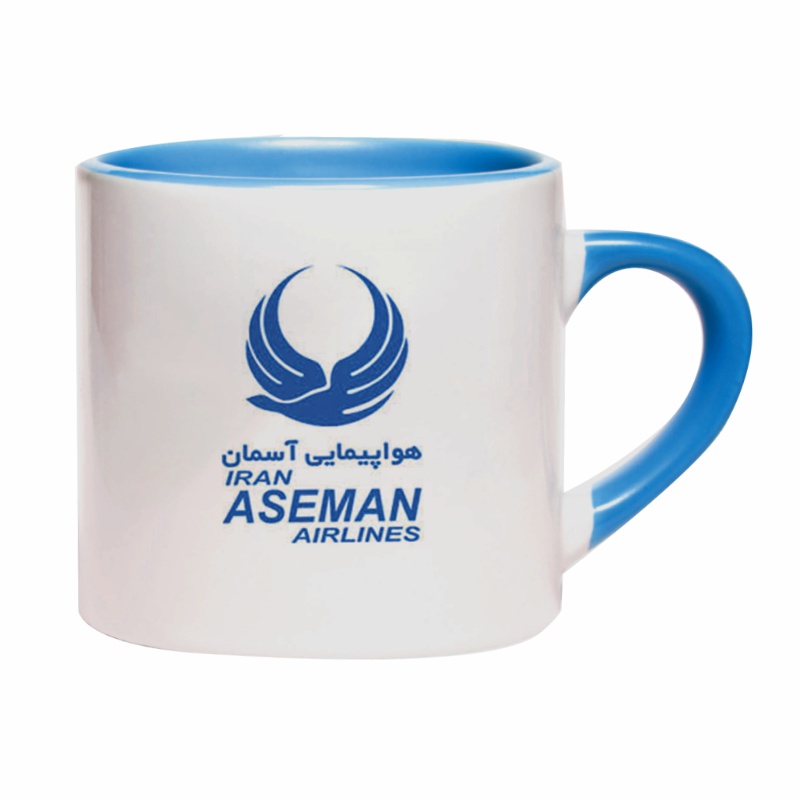 فنجان سرامیکی دسته وداخل رنگی 2004 - Image 2