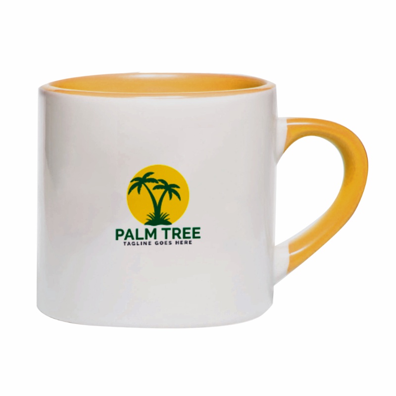 فنجان سرامیکی دسته وداخل رنگی 2004 - Image 4