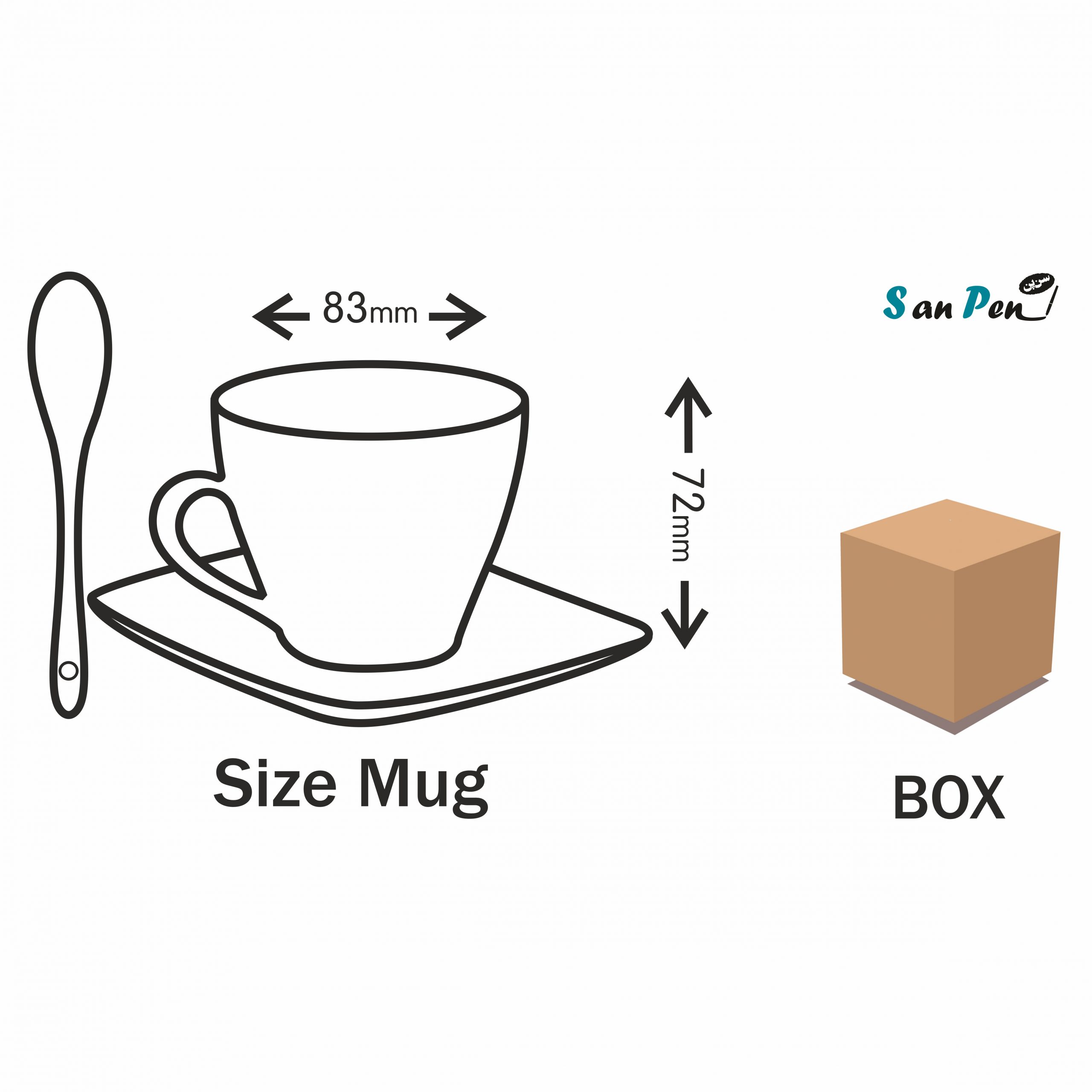 فنجان نعلبکی سرامیکی 2014 - Image 5