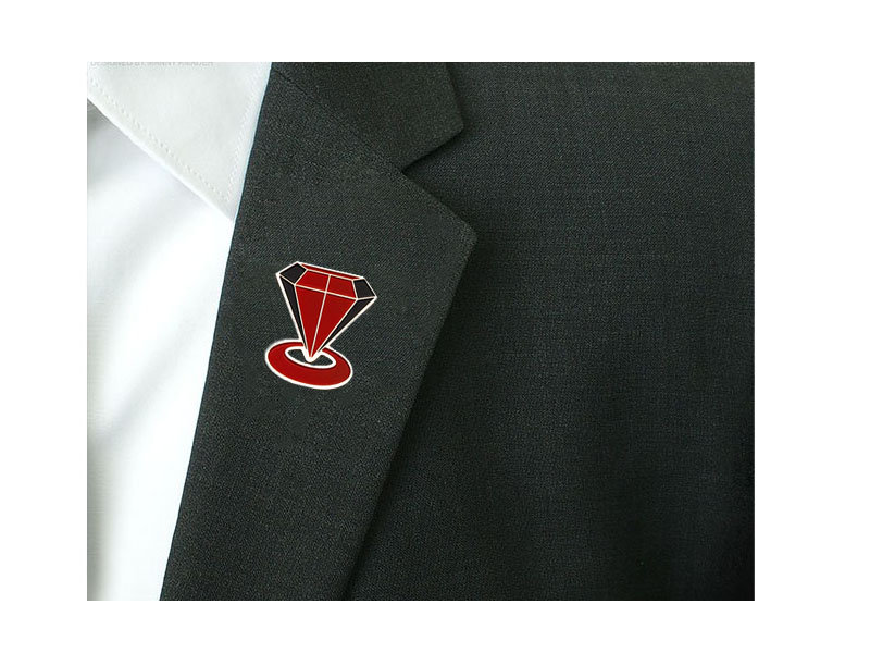 بج سینه رنگی برش دار