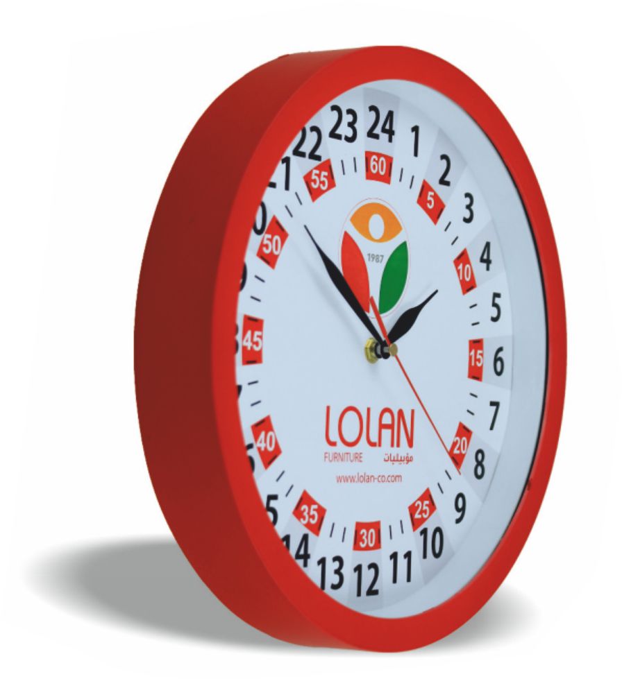 ساعت دیواری کد 24 ساعته