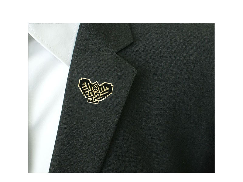 بج سینه رنگی برش دار